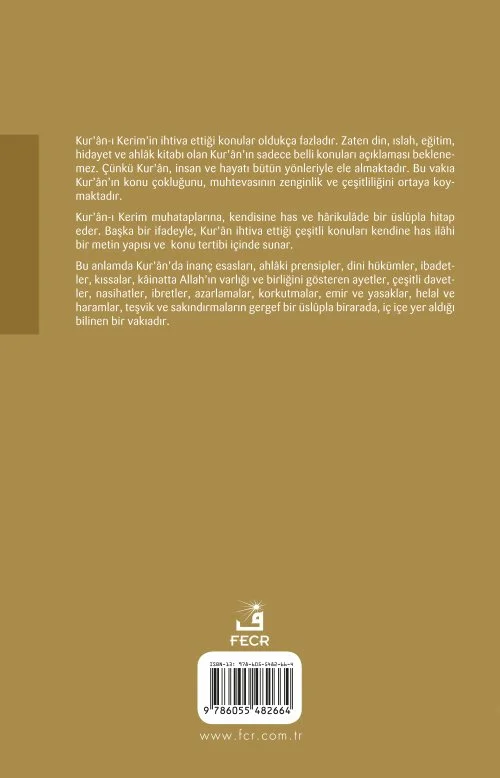 Kur’ân’ın Konu Tertibi ve İçerik Tahlili - Görsel 2