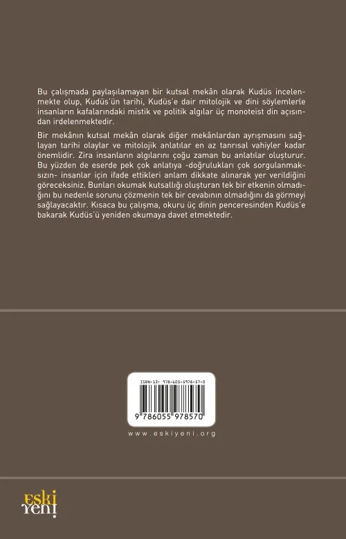 Kutsal Bir Mekan Olarak Kudüs - Görsel 2