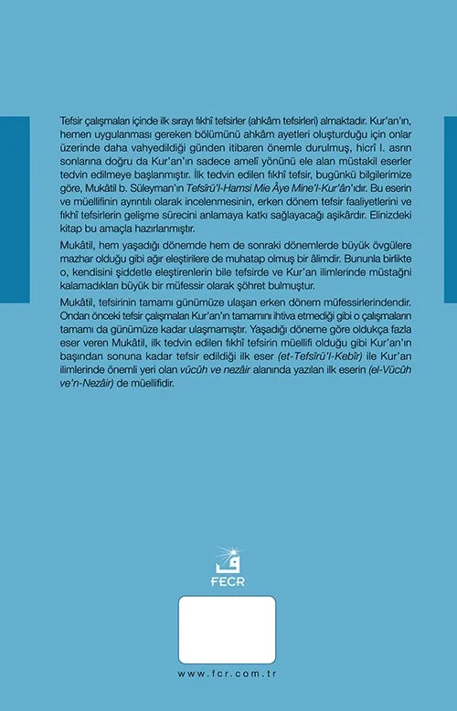 Mukâtil b. Süleyman ve İlk Fıkhî Tefsir - Görsel 2