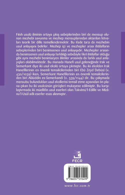 Hanefi Usulünde Yöntem Tartışmaları - Görsel 2