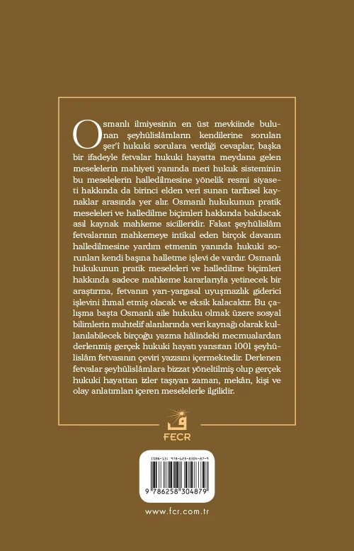 Aile, Hukuki Hayat ve Şeyhülislâm