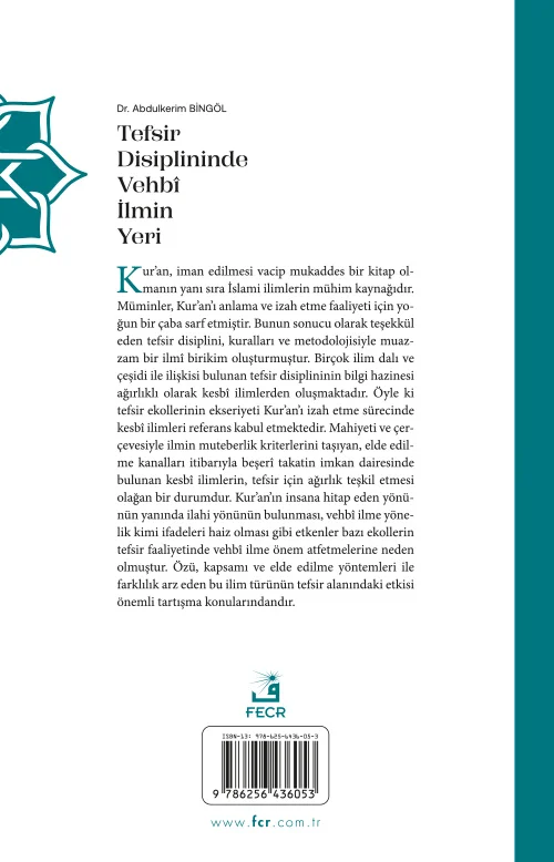 Tefsir Disiplininde Vehbî İlmin Yeri