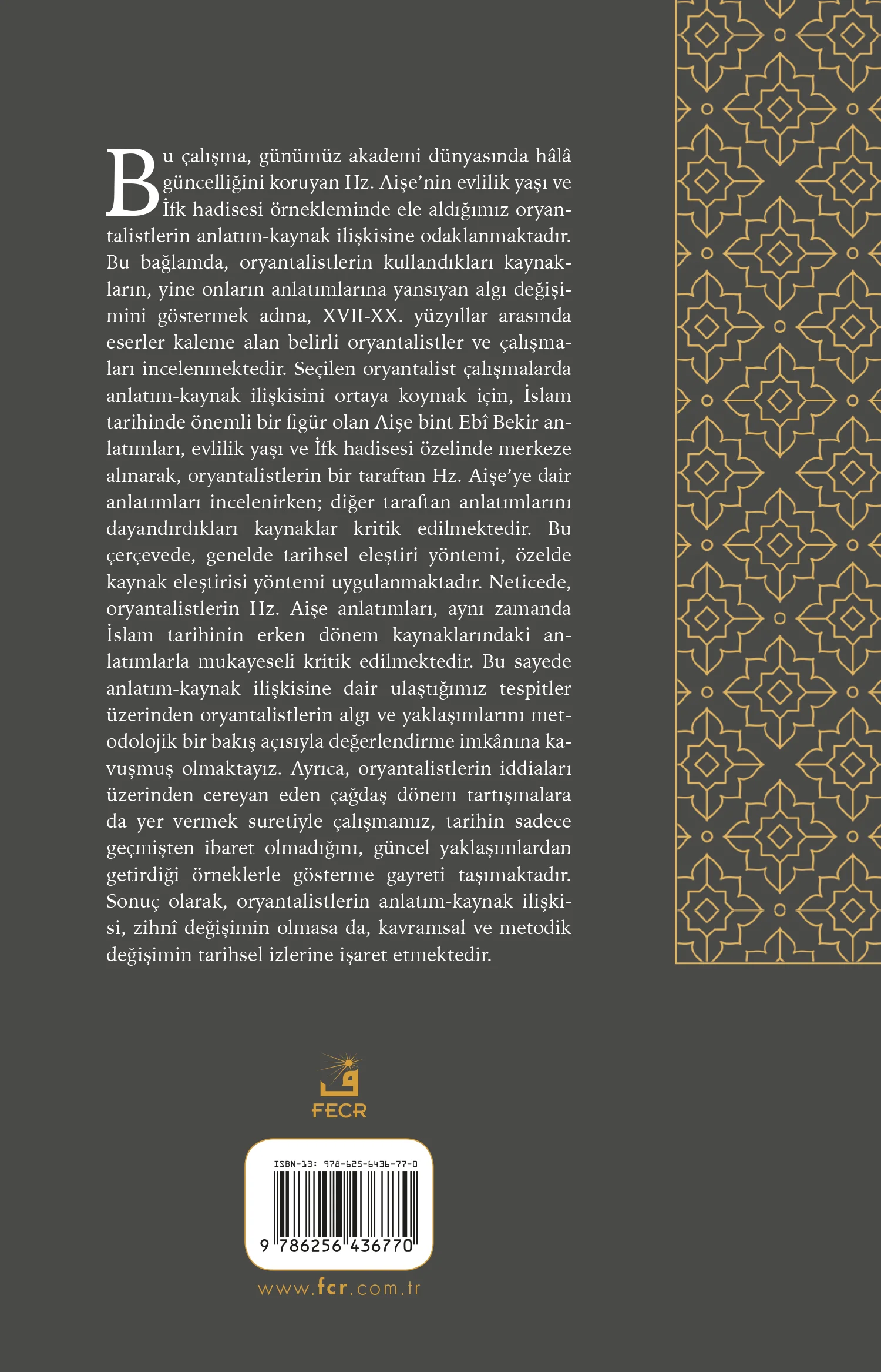 Oryantalist Anlatımlarda Hz. Aişe - Görsel 2