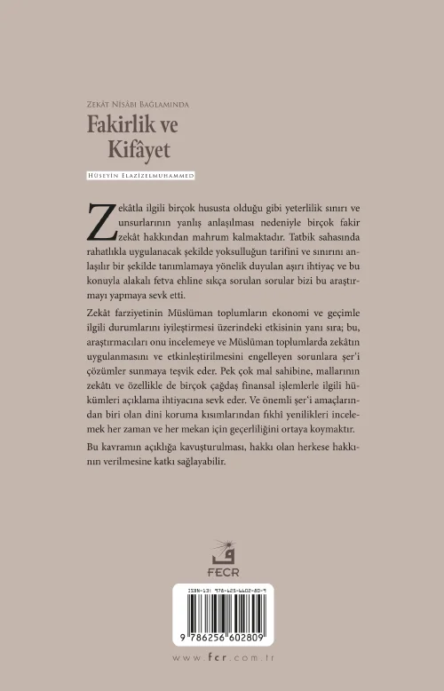 Zekât Nisâbı Bağlamında Fakirlik ve Kifâyet - Görsel 2