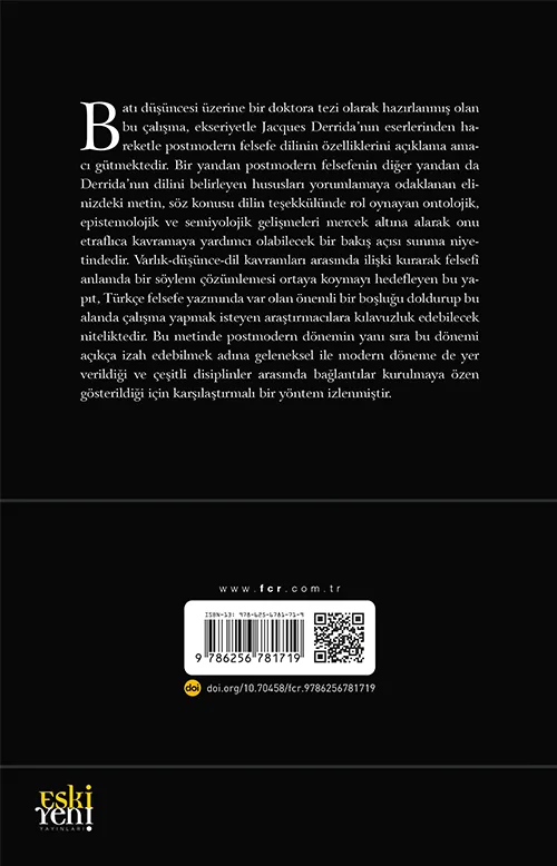 Postmodern Felsefe Dilinin Semantiği -Derrida Örneği Üzerinden Bir İnceleme- - Görsel 2