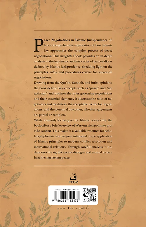 Peace Negotiations in Islamic Jurisprudence -Its Rulings and Conditions- - Görsel 2