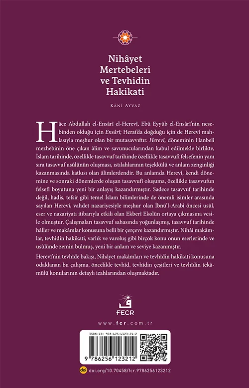 Nihâyet Mertebeleri ve Tevhidin Hakikati-Hâce Abdullah el-Ensârî el- Herevî’ye Göre- - Görsel 2