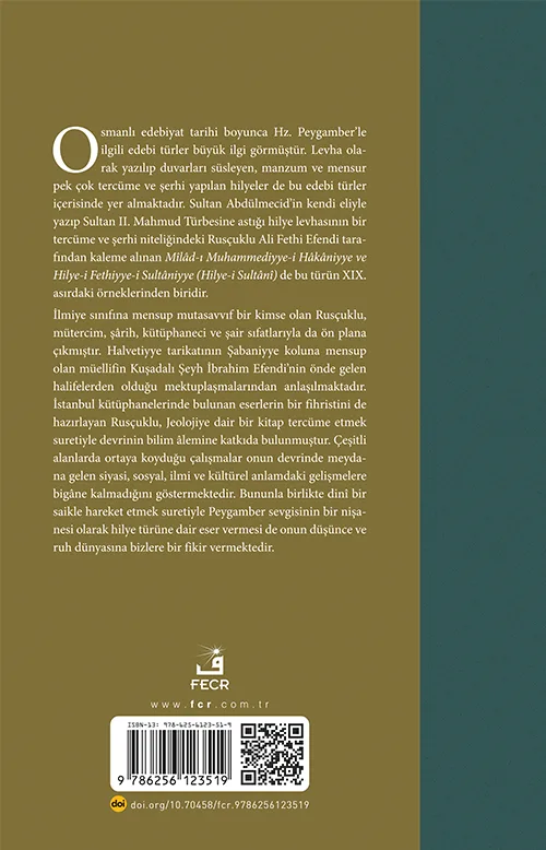 Rusçuklu Ali Fethî Efendi Hayatı, Eserleri ve Hilye-i Sultânî’si - Görsel 2