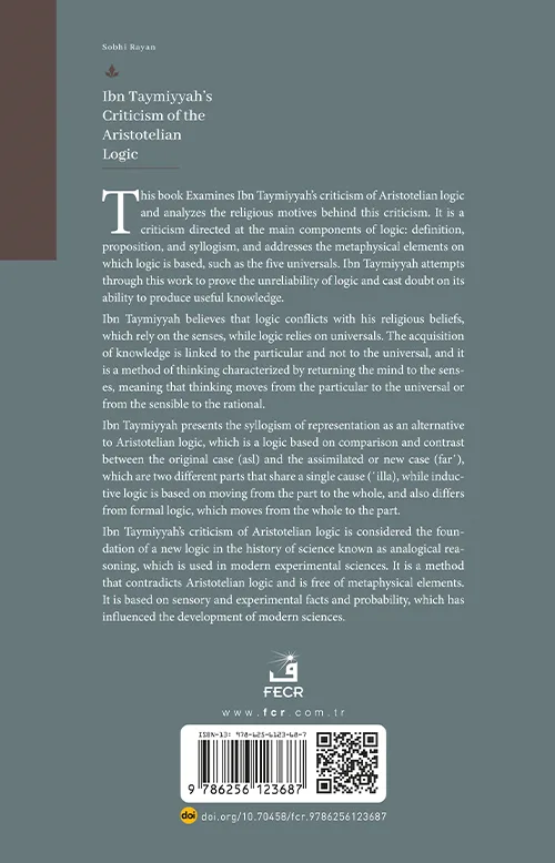 Ibn Taymiyyah’s Criticism of the Aristotelian Logic - Görsel 2