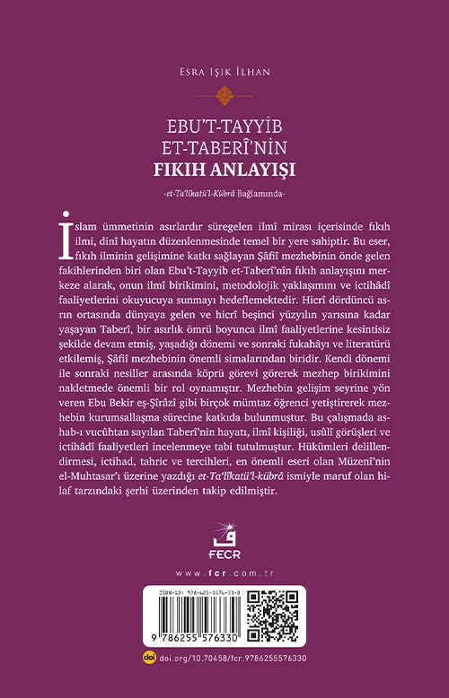 Ebu’t-Tayyib et-Taberî’nin Fıkıh Anlayışı -et-Ta‘lîkatü’l-Kübrâ Bağlamında- - Görsel 2