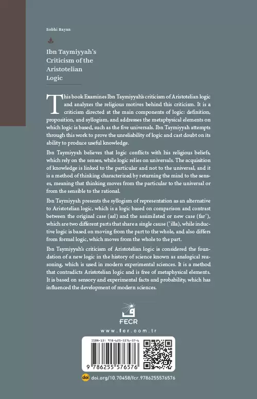 Ibn Taymiyyah’s Criticism of the Aristotelian Logic - Görsel 2