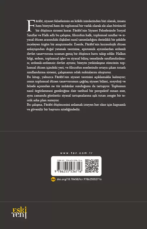 Fârâbî’nin Siyaset Felsefesinde Sosyal Sınıflar ve Halk - Görsel 2